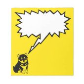 Shiba Inu Chinese Dog Year 2018 notepad Notizblock (Vorderseite)