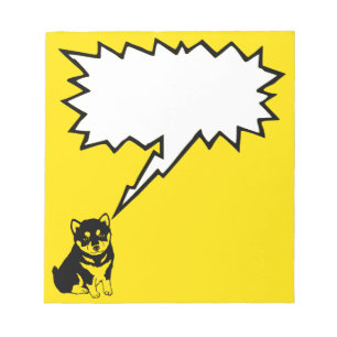 Shiba Inu Chinese Dog Year 2018 notepad Notizblock