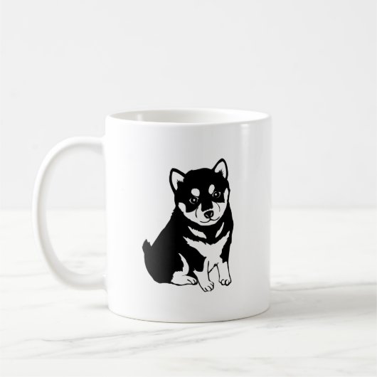 Shiba Inu Chinese Dog Year 2018 White Tasse (Links)