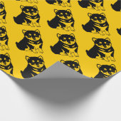 Shiba Inu Chinese Dog Year 2018 Wrapping Paper Geschenkpapier (Ecke)