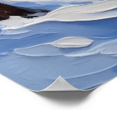 Shiba Inu Christmas Boat Holiday Poster (Ecke)