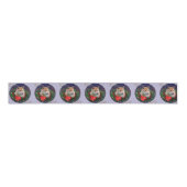 Shiba Inu Christmas Wreath Ripsband (Vorderseite)