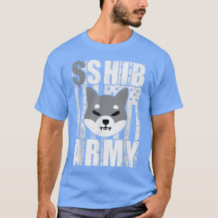 Shiba Inu Coin Krypto Token Kryptowährung Brieftas T-Shirt
