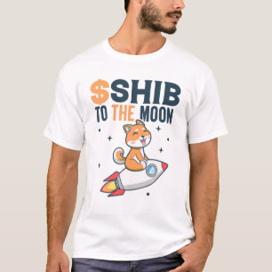 Shiba Inu Coin $Shib to Moon Funny Crypto T-Shirt