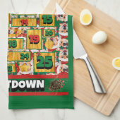 Shiba Inu Countdown Weihnachtskalender Hund Geschirrtuch (Viertel Falte)