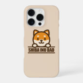 SHIBA INU DAD - Proud Shiba Inu Father Design iPhone Hülle (Rückseite)