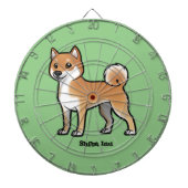 Shiba inu dartscheibe (vorne)