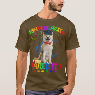 Shiba Inu Dog Abschluss Class 22 Kindergarten T-Shirt