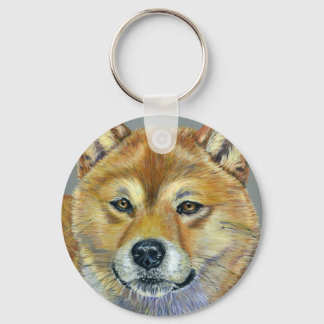 Shiba Inu Dog Art - Suki Schlüsselanhänger