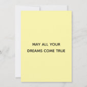 Shiba Inu Dog | Blue & Orange Birthday Flat Karte (Rückseite)