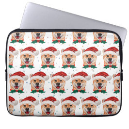 Shiba Inu Dog Breed Christmas Stars Laptopschutzhülle
