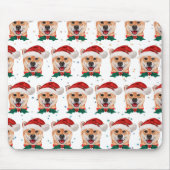 Shiba Inu Dog Breed Christmas Stars Mousepad (Vorne)
