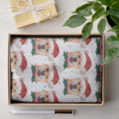 Shiba Inu Dog Breed Christmas Stars Seidenpapier (Geschenk)