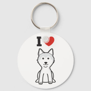 Shiba Inu Dog Cartoon Schlüsselanhänger