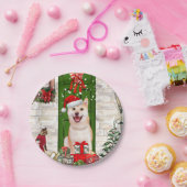 Shiba Inu Dog Christmas Pappteller (Party)