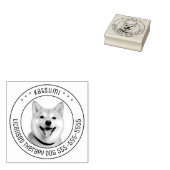 Shiba Inu Dog Foto Gummistempel (Stempel)