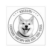 Shiba Inu Dog Foto Permastempel (Design)