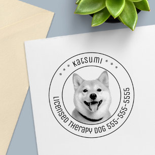 Shiba Inu Dog Foto Permastempel