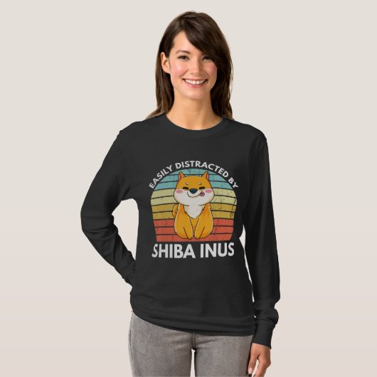 Shiba Inu Dog | Funny on dog World Animal Day T-Shirt (Vorne ganz)