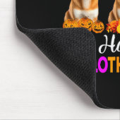 Shiba Inu Dog Halloween Christmas Hallothanksmas Mousepad (Ecke)