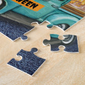 Shiba Inu Dog Halloween Lkw Beängstigende Nacht Puzzle (Seite)