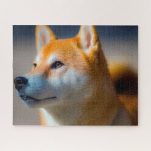 Shiba Inu Dog Jigsaws. Puzzle