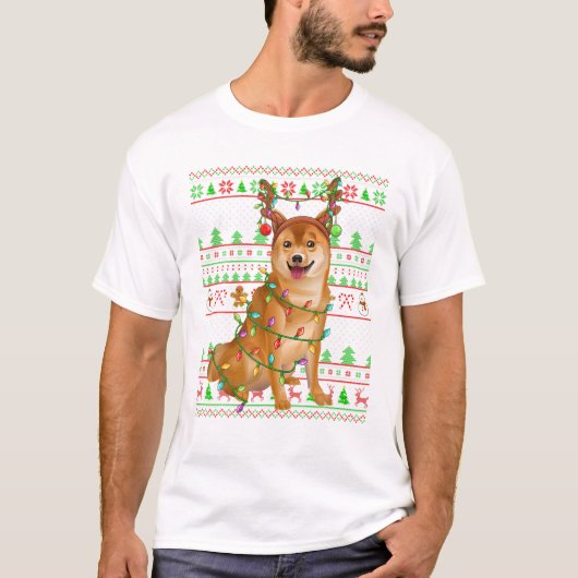 Shiba Inu Dog Lover Family T-Shirt (Vorderseite)