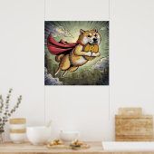Shiba Inu Dog Poster (Küche)