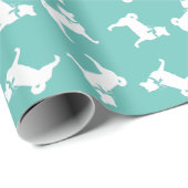 Shiba Inu Dog Puppy Geschenkpapier (Rolleneckpunkt)