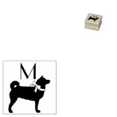 Shiba Inu Dog Puppy Gummistempel (Stempel)