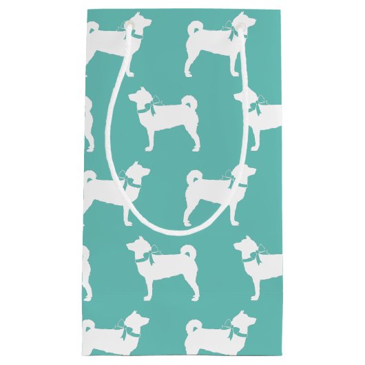 Shiba Inu Dog Puppy Kleine Geschenktüte (Vorderseite)