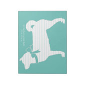 Shiba Inu Dog Puppy Notizblock (Rotiert)