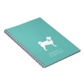 Shiba Inu Dog Puppy Notizblock (Rechte Seite)