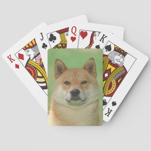 Shiba Inu Dog Spielkarten (Rückseite)