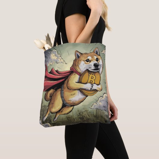 Shiba Inu Dog Tasche (Von Nahem)