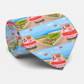 Shiba Inu Dog Valentine's Day Lkw Herz Krawatte (Gerollt)