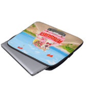 Shiba Inu Dog Valentine's Day Lkw Herz Laptopschutzhülle (Vorne Knopf)