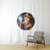 Shiba Inu Dog Wizard Wandteppich (Beispiel)