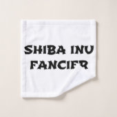 shiba inu fancier badhandtuch set (Waschlappen)