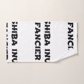 shiba inu fancier badhandtuch set (Handtuch)