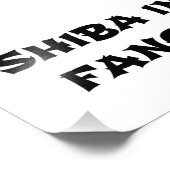 shiba inu fancier fotodruck (Ecke)