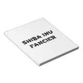 shiba inu fancier notizblock (angewinkelt)