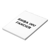 shiba inu fancier notizblock (Rotiert)
