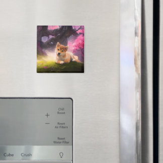 Shiba Inu Fantasy Anime Magnet