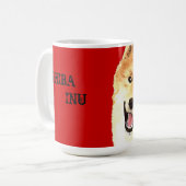 Shiba Inu-Farbblock Kaffeetasse (Vorderseite Links)