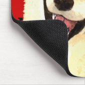 Shiba Inu-Farbblock Mousepad (Ecke)