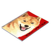 Shiba Inu-Farbblock Notizblock (Linke Seite)