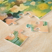 Shiba Inu farbige Aquarellbilder Puzzle (Seite)