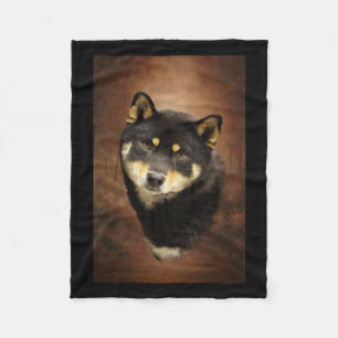 Shiba Inu Fleece-Decke Fleecedecke