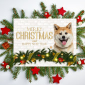 Shiba Inu frohe Weihnachten glücklich Neues Jahr